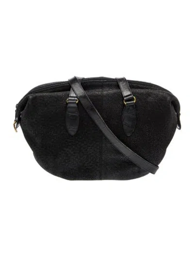 Pre-owned Furla Leather Shoulder Bag In Black