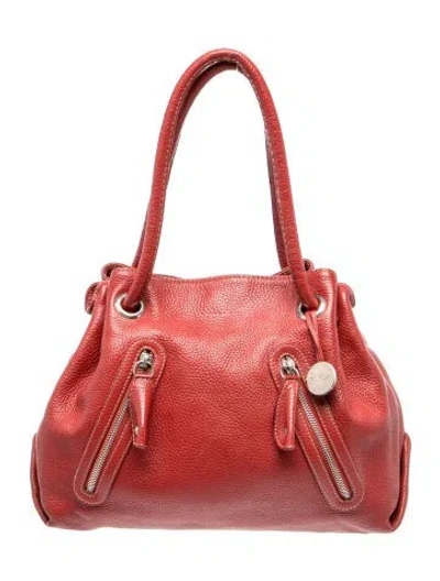 Pre-owned Furla Leather Shoulder Bag In Black