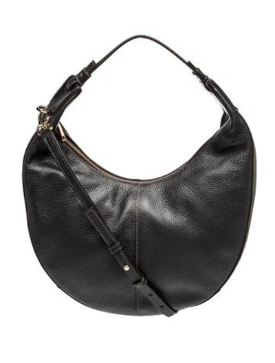 Pre-owned Furla Leather Shoulder Bag In Black