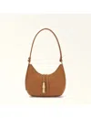 Furla Leather Shoulder Bag In Brown