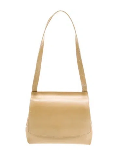 Pre-owned Furla Leather Shoulder Bag In Green
