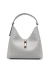 Furla Leather Shoulder Bag In Grey