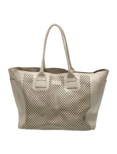 Pre-owned Furla Leather Shoulder Bag In Neutral