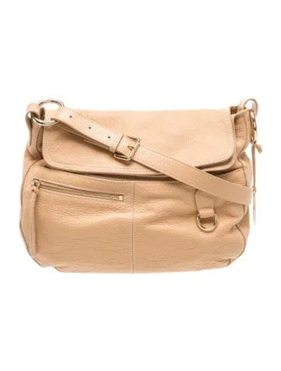 Pre-owned Furla Leather Shoulder Bag In Neutrals