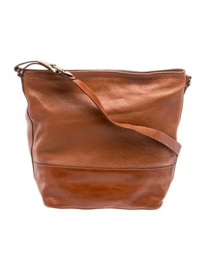 Pre-owned Furla Leather Shoulder Bag In Neutrals