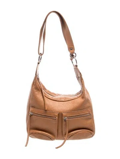 Pre-owned Furla Leather Shoulder Bag In Neutrals