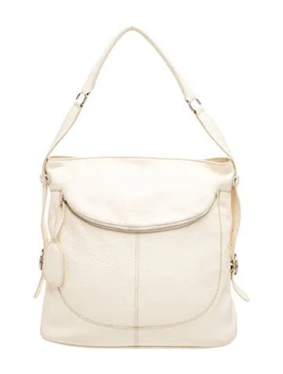 Pre-owned Furla Leather Shoulder Bag In Neutrals