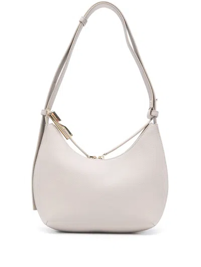 Furla Leather Shoulder Bag In Neutrals
