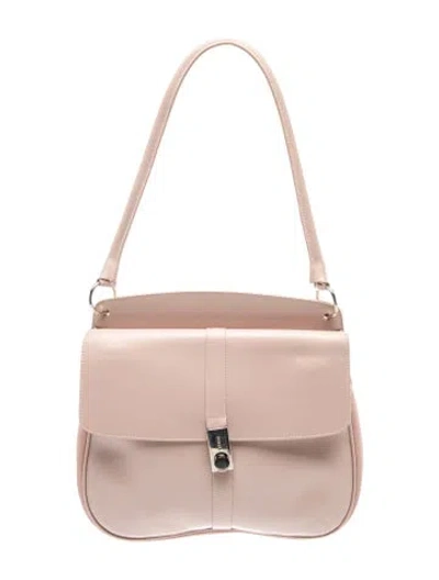 Pre-owned Furla Leather Shoulder Bag In Pink