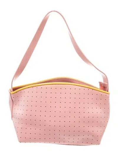 Pre-owned Furla Leather Shoulder Bag In Pink
