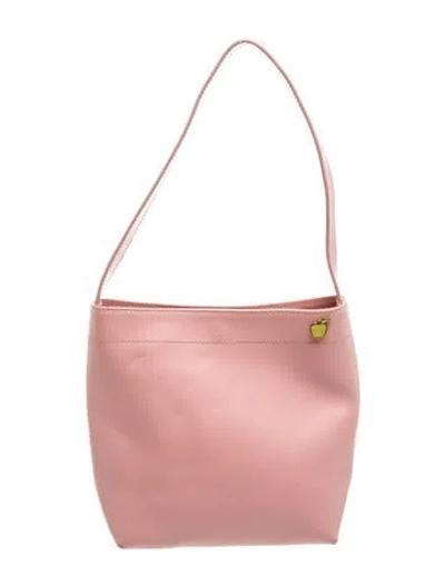 Pre-owned Furla Leather Shoulder Bag In Pink