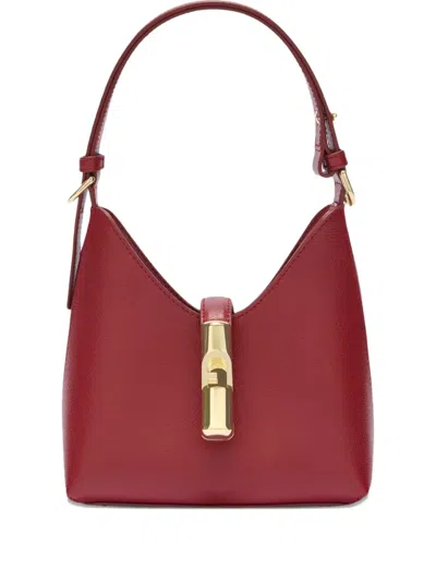 Furla Leather Shoulder Bag In Red