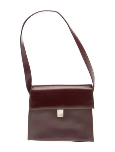 Pre-owned Furla Leather Shoulder Bag In Red