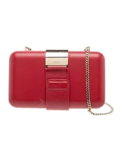 Pre-owned Furla Leather Shoulder Bag In Red