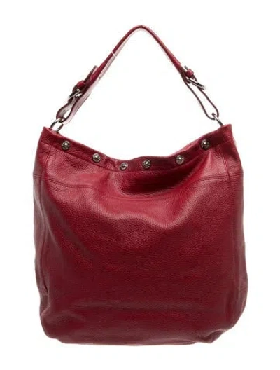 Pre-owned Furla Leather Shoulder Bag In Red