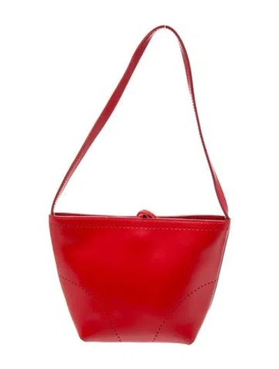 Pre-owned Furla Leather Shoulder Bag In Red