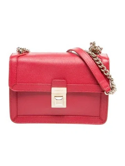 Pre-owned Furla Leather Shoulder Bag In Red