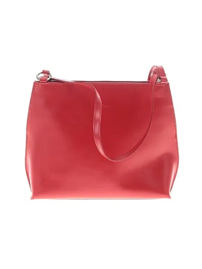 Pre-owned Furla Leather Shoulder Bag In Red