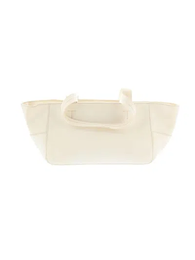 Pre-owned Furla Leather Shoulder Bag In White