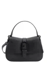 FURLA LEATHER SHOULDER BAG WITH FRONTAL ARCO LOGO