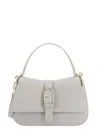 Furla Leather Shoulder Bag With Frontal Arco Logo In Grey