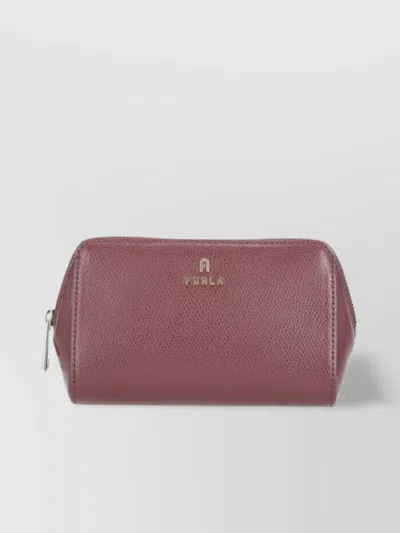Furla Leather Textured Clutch Pochette
