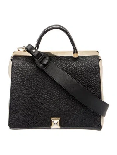 Pre-owned Furla Leather Top Handle Bag In Blue