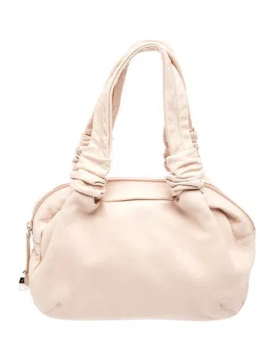 Pre-owned Furla Leather Top Handle Bag In Neutral
