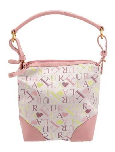 Pre-owned Furla Leather Top Handle Bag In Pink