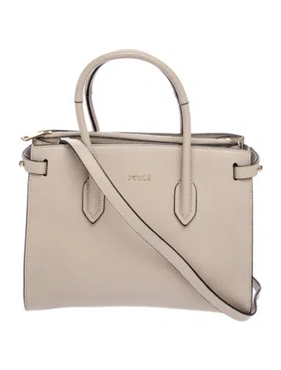 Pre-owned Furla Leather Top Handle Bag In Pink