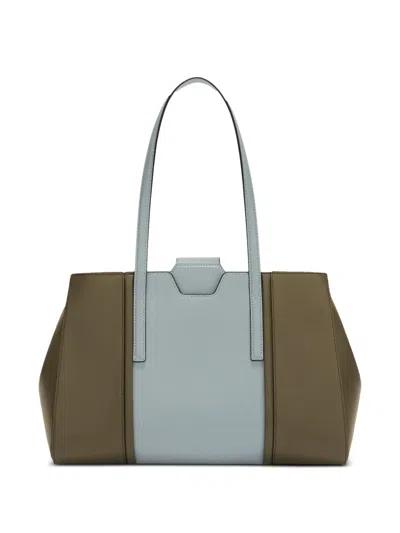 Furla Leather Tote Bag In Brown