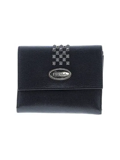 Pre-owned Furla Leather Wallet In Black