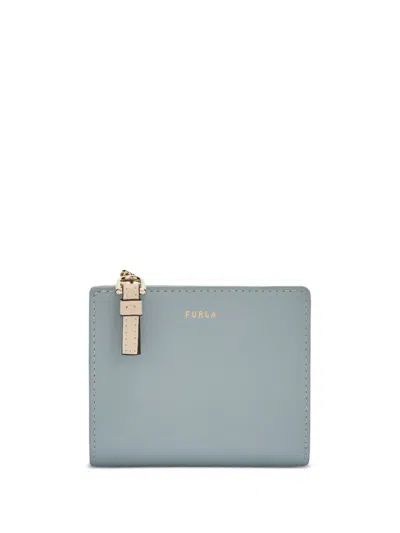 Furla Leather Wallet In Blue