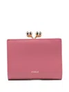 Furla Leather Wallet In Pink
