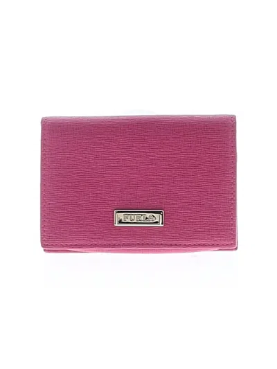 Pre-owned Furla Leather Wallet In Pink