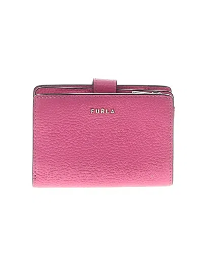 Pre-owned Furla Leather Wallet In Pink