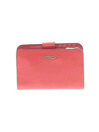 Pre-owned Furla Leather Wallet In Pink