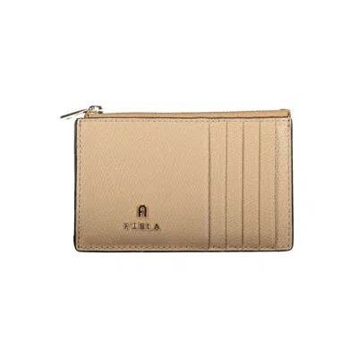 Furla Leather Women Women's Wallet In Sand