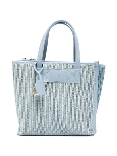 Furla Leather-trim Tote Bag In Pattern