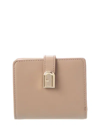 Furla Levante Leather Bifold Wallet In Brown