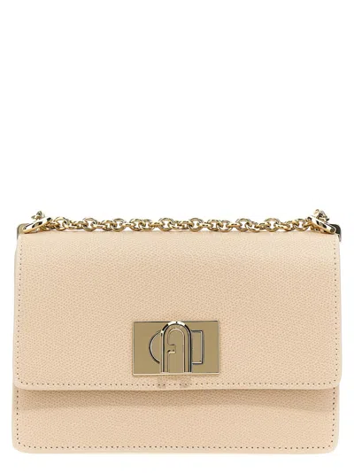 Furla Light Pink 1927 Flip Lock Crossbody Bag