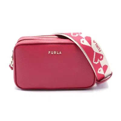 Furla Lilli Xl Leather Shoulder Bag In Pink