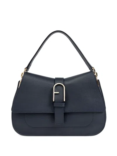 FURLA LOGO-BUCKLE SHOULDER BAG