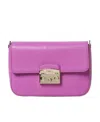 Furla Logo Chain Shoulder Bag In Pink