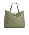 Furla Logo Detail Shoulder Bag In Green