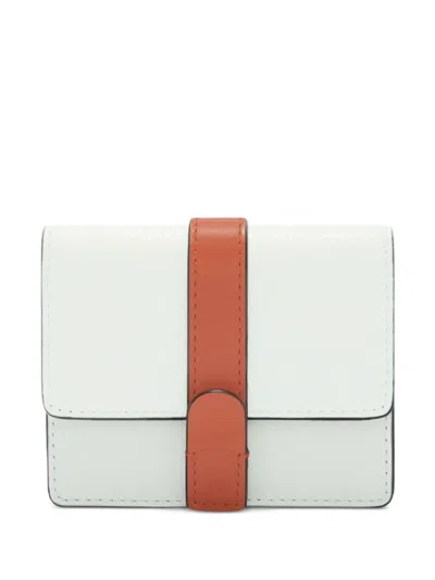 Furla Logo-embossed Wallet In Green