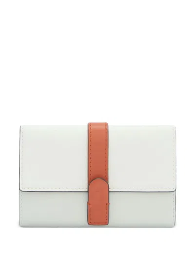 Furla Logo-embossed Wallet In Green