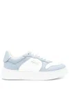 Furla Logo-lettering Sneakers In Blue