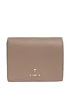 Furla Logo-lettering Wallet In Brown