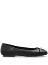 Furla Logo-plaque Ballet Flats In Black
